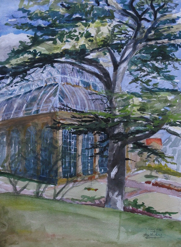 Cedar and Palm house at the Royal Botanic Garden Edinburgh